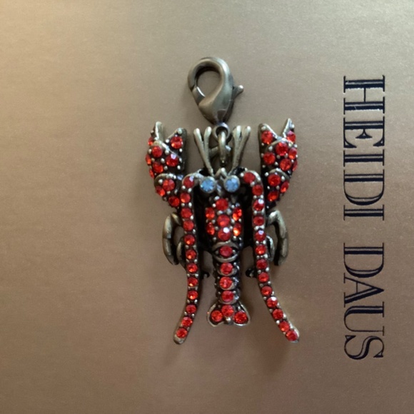 Heidi Daus Siam Red Crystal Lobster Charm - Picture 9 of 11